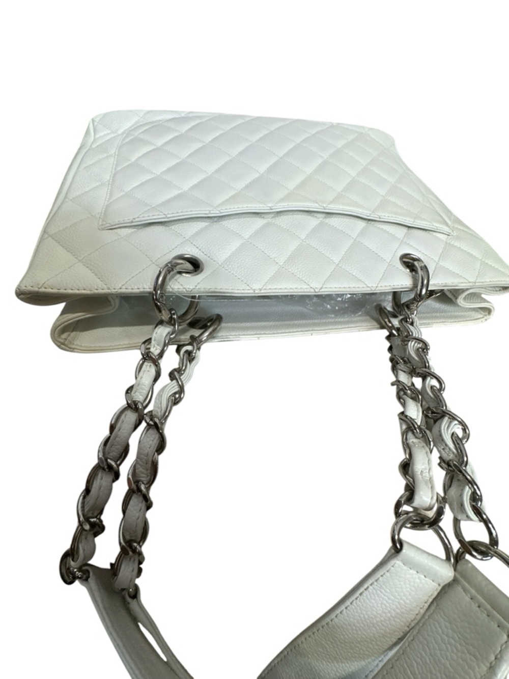 Chanel Caviar GST Quilted Leather Shoulder Tote - Picture 9 of 13